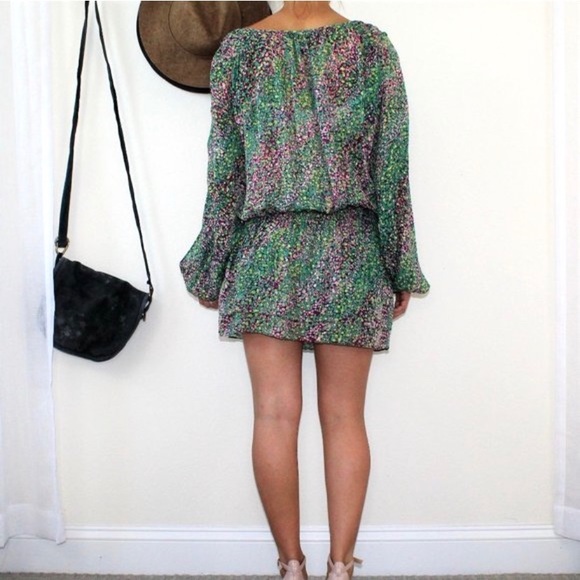 BCBGMaxAzria 100% Silk Mini Dress Women’s Size S - Picture 2 of 8